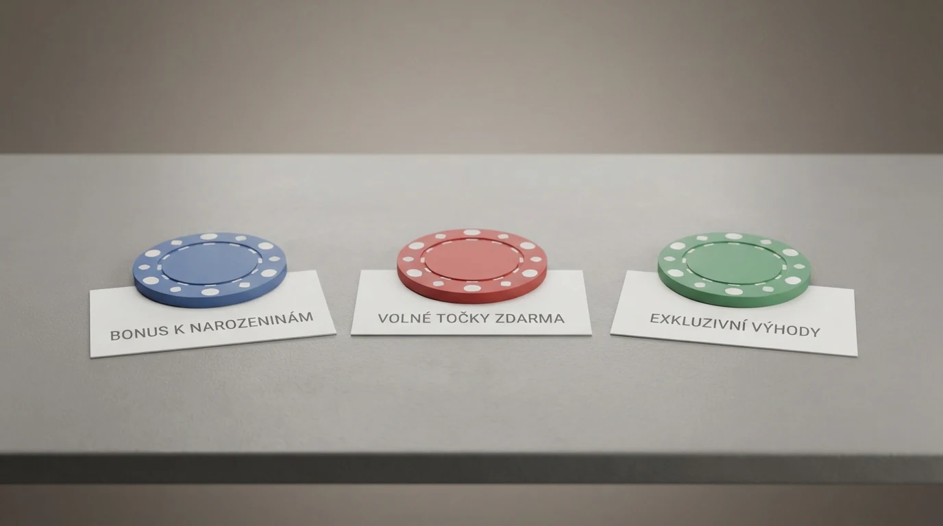 Řádky srovnávací tabulky s logy českých casin a hodnotami odměn