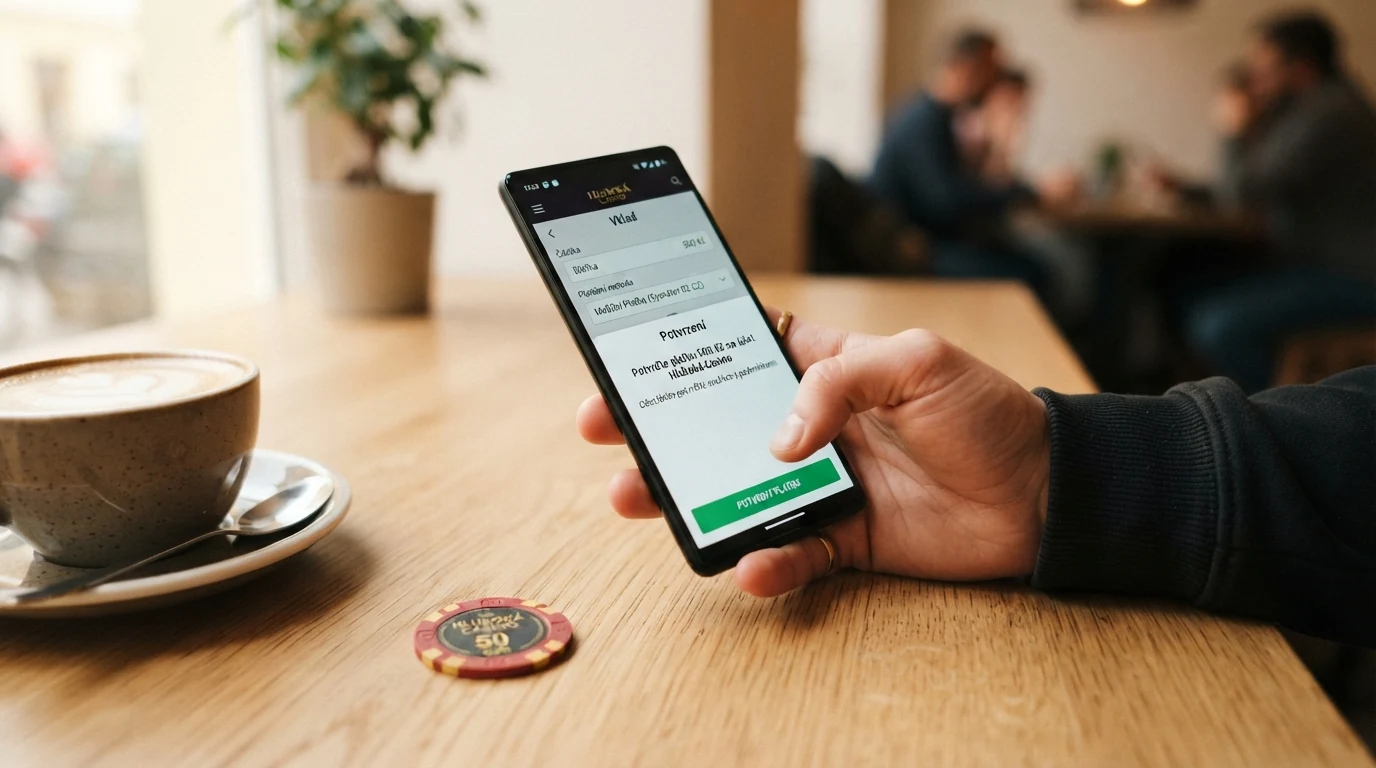 Rozhraní pokladny českého online casina s vybranou možností m-platba NeteraPay a zobrazeným polem pro zadání telefonního čísla